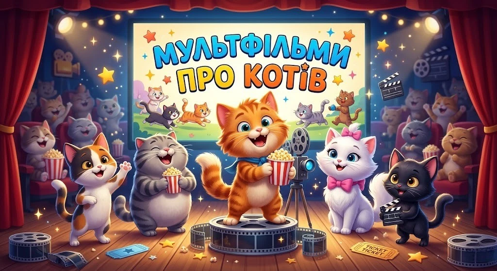 Найкращі мультфільми про котиків для всієї родини