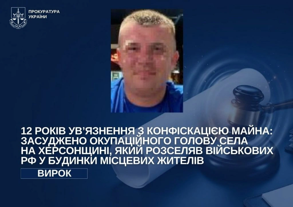 Тюрма та конфіскація майна: на Херсонщині заочно покарали гауляйтера Михайлівки