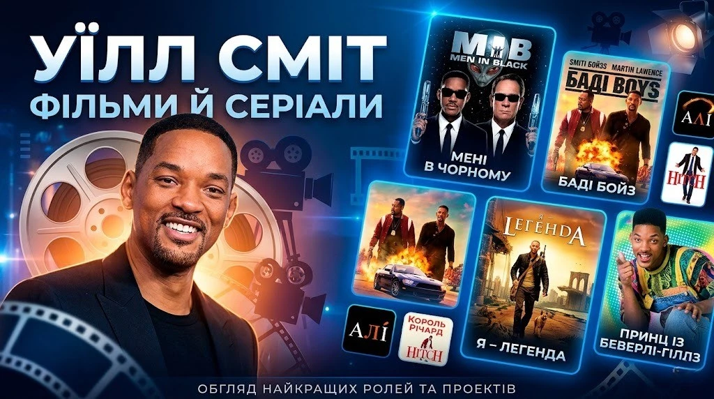 Найкращі фільми й серіали за участю Вілла Сміта